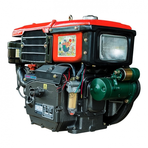 Двигатель дизельный Кентавр ДД190ВЭ 10.5 л.с. водяное охлаждение, электростартер, маховик со шкивом