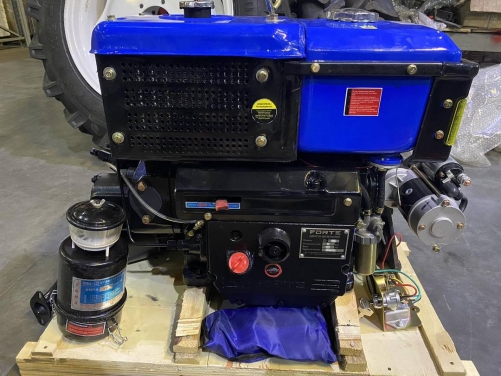 Двигатель дизельный FORTE Д-195Е 12 л.с. водяное охлаждение, электростартер, маховик со шкивом